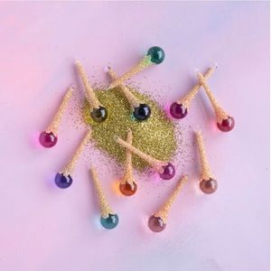 Rainbow Drop Ornament by Glitterville (Set of 12)